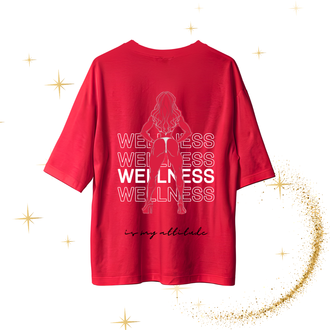PACK: Sudadera Olympia + Camiseta Wellness Roja