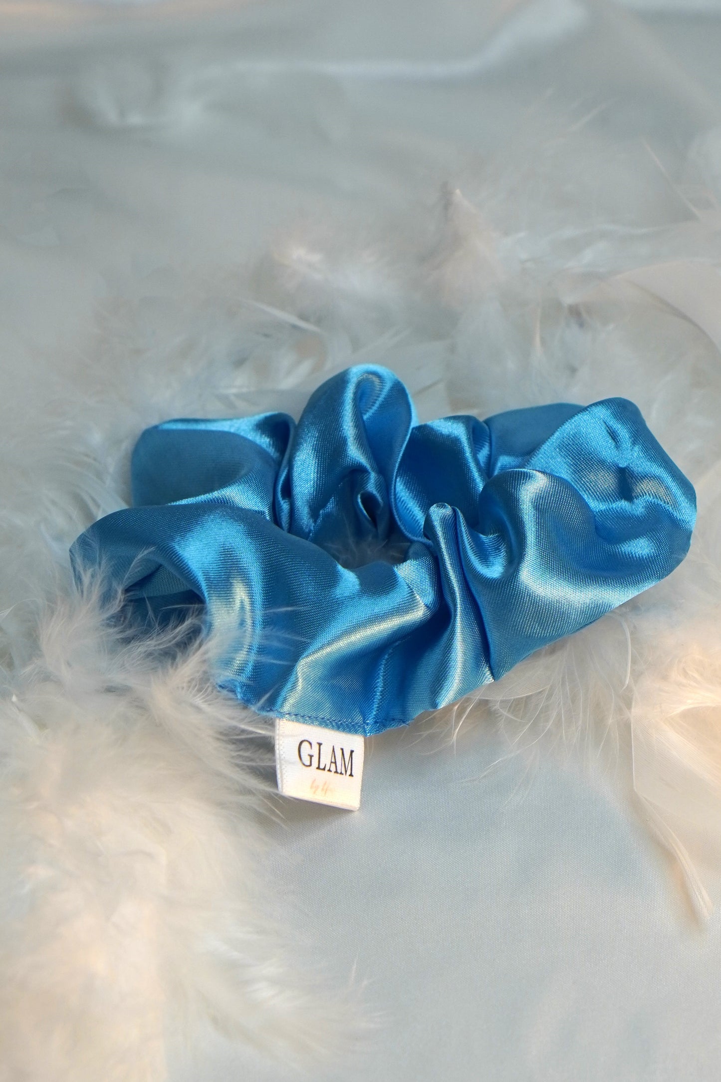 Scrunchie Glam Azul